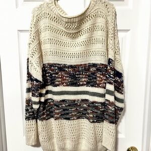 Cozy Beige Knit Sweater